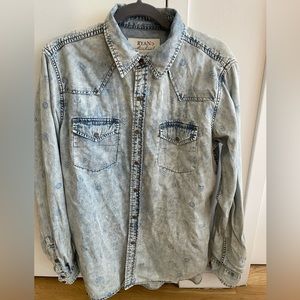 Ryan Michael vintage western button down shirt